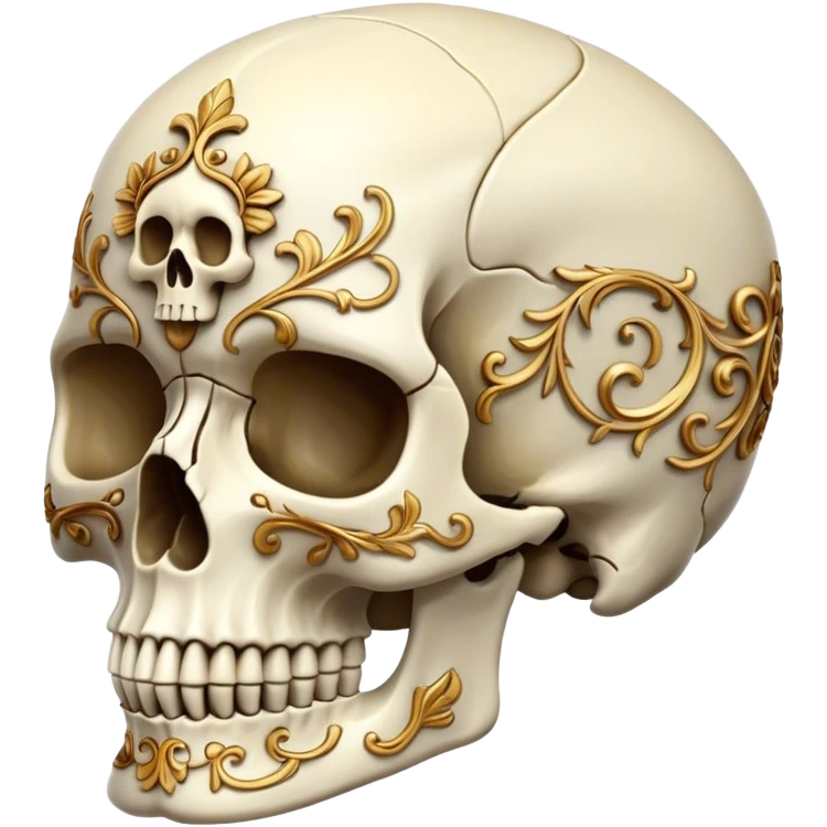 Ornate skull emoji