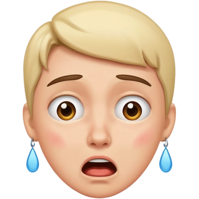 مستغرب ويبكي  emoji