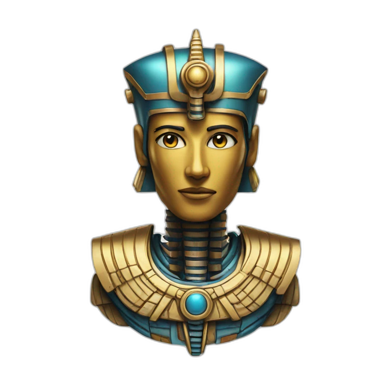 robotic pharaoh emoji