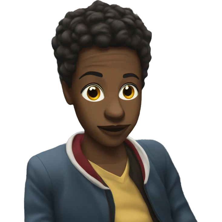 Brooklyn Davison on a train emoji