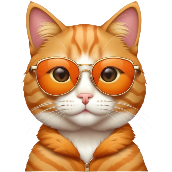 Cat wearing sunglasses emoji