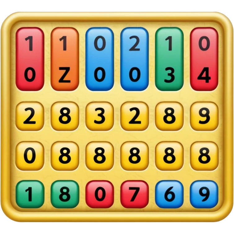 Lottery scratch ticket emoji