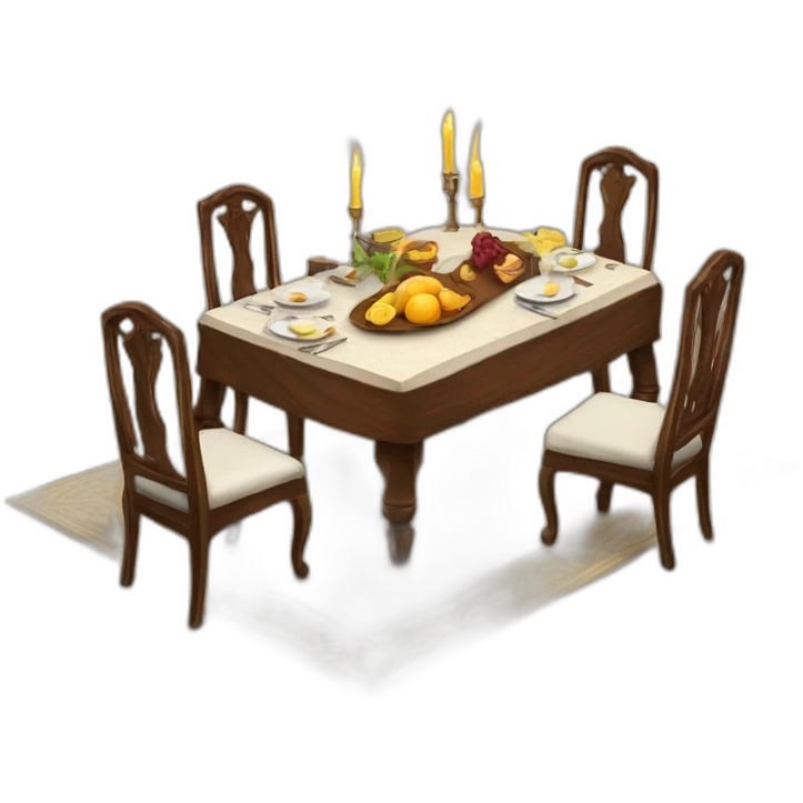 Shabbos table emoji