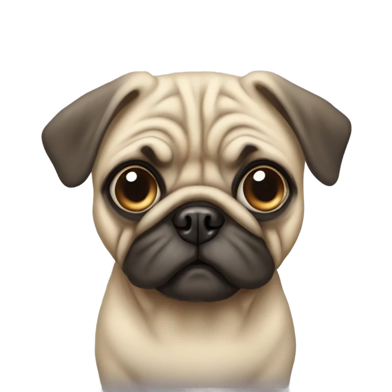 Pug emoji