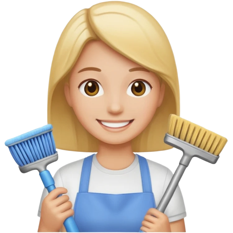 I got a lot done today cleaning up. emoji