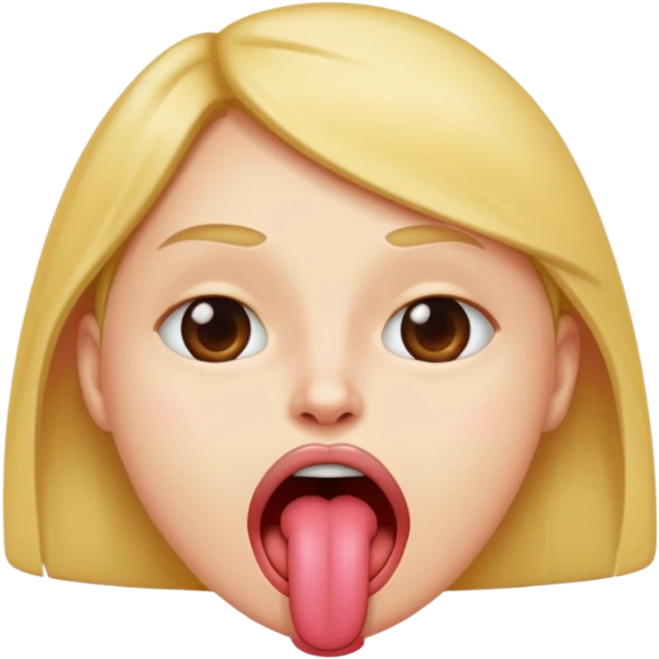 meh face with tongue sticking out emoji