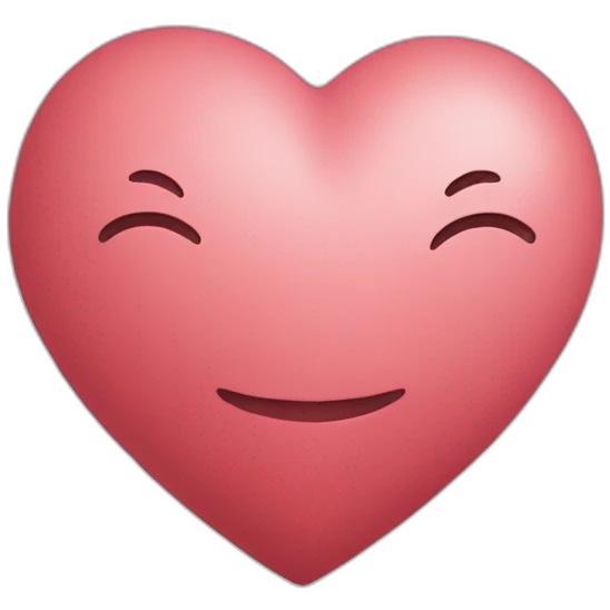 Heart with Niv in emoji
