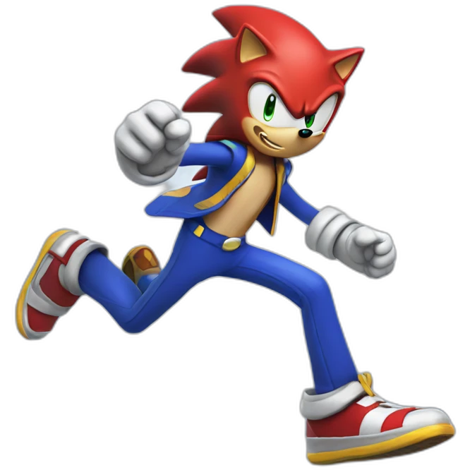 Sonic jump emoji
