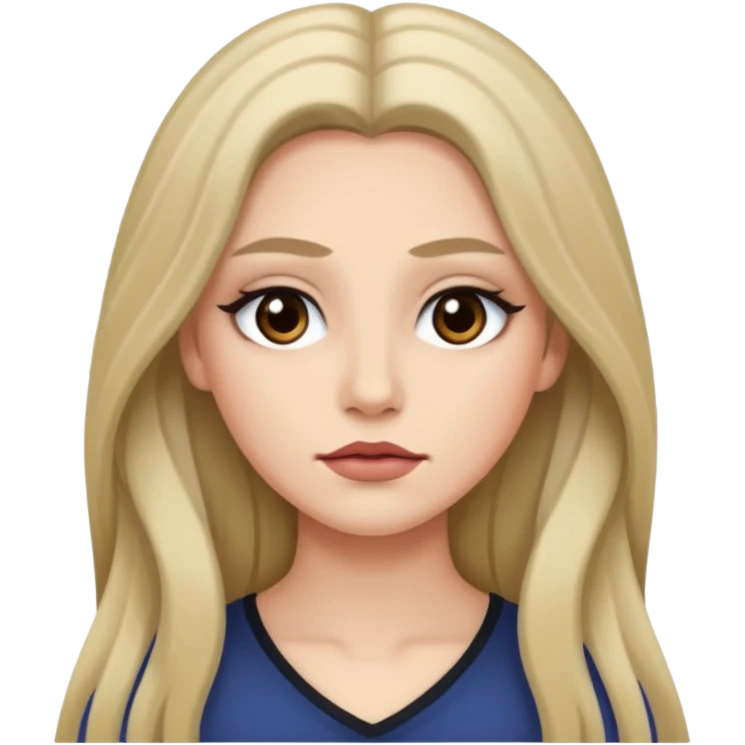 long haired make up arist emoji