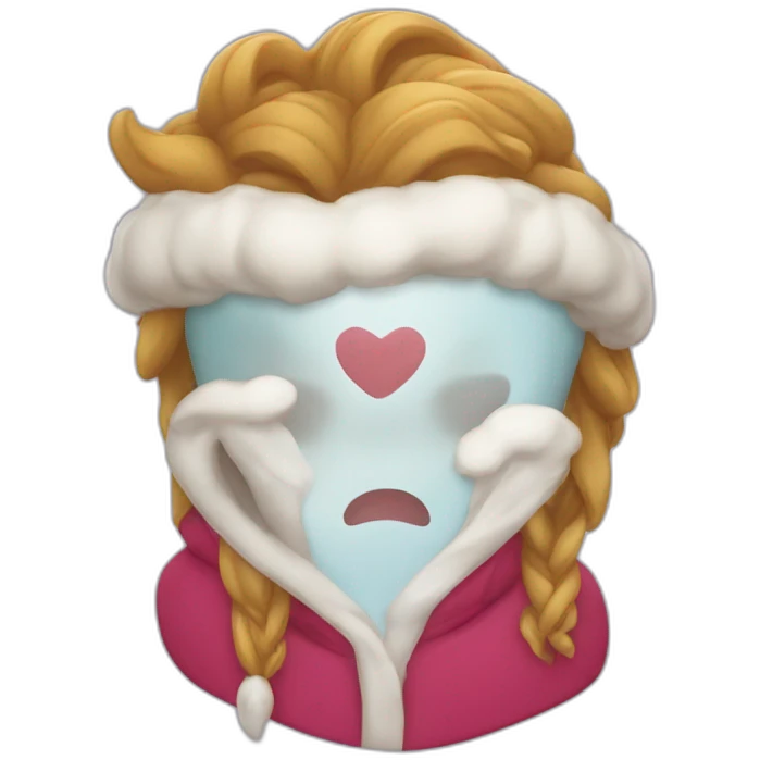 Un coeur glacé emoji