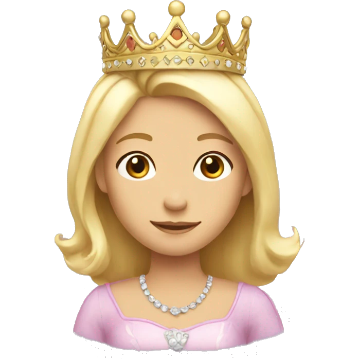Dainty princess crown emoji