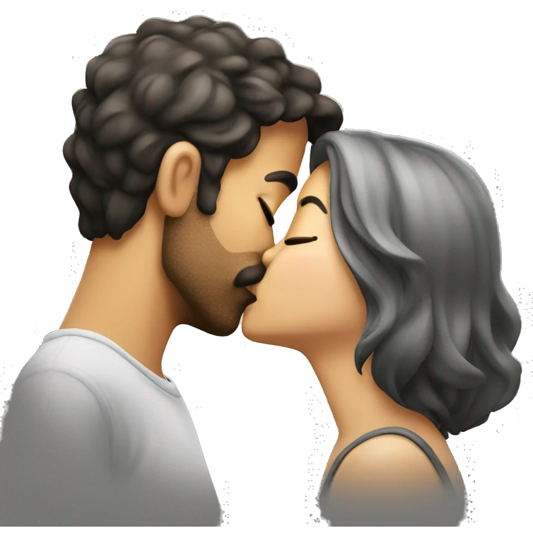 kiss-kiss emoji