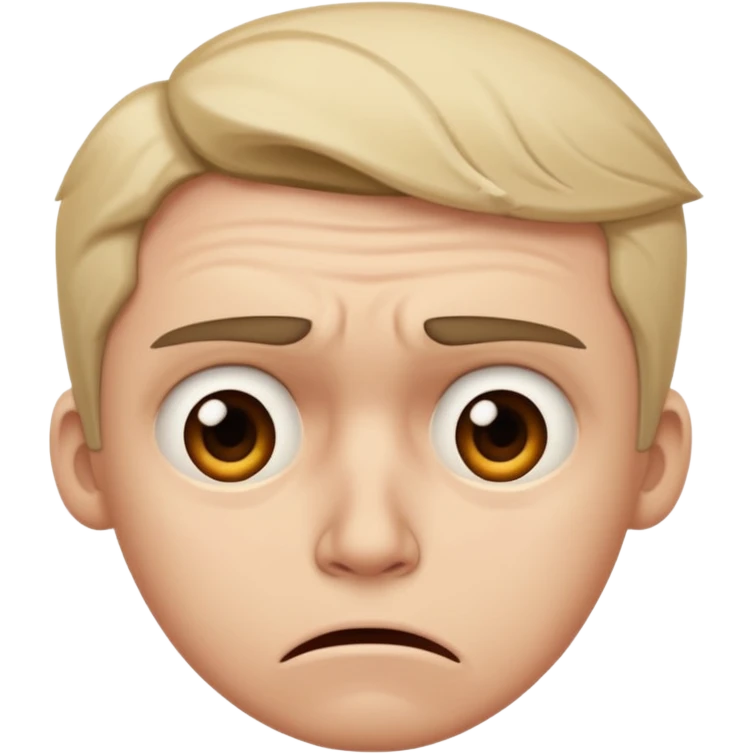 sad confused emoji face enemy of growth emoji