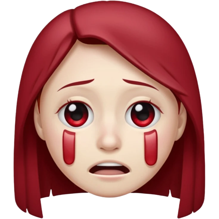 An fsu emoji with an fsu fan crying/depressed emoji