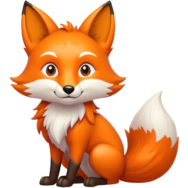 Mythical fox emoji