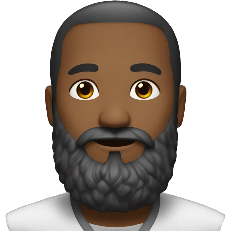 🤔 but add a black/brown beard emoji