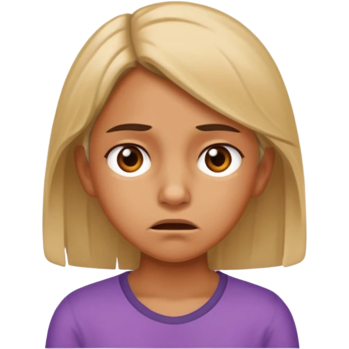 frustrated female aged 10 emoji emoji