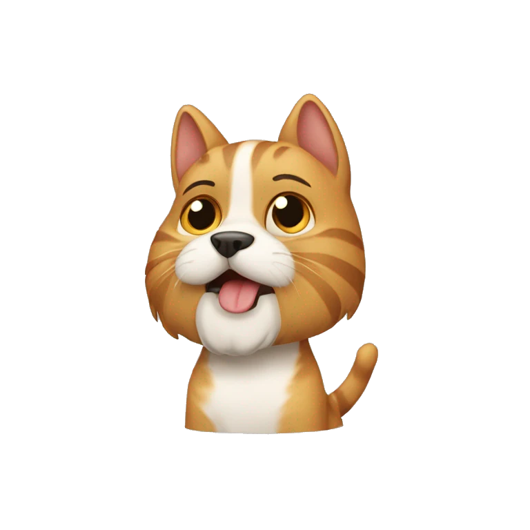 el gato y el perro emoji