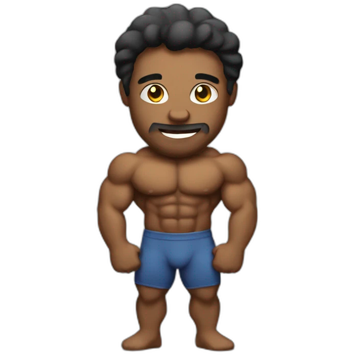Body builder emoji