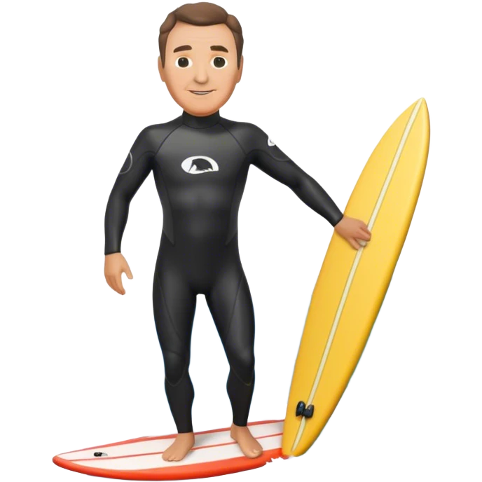Norm Macdonald surfing emoji