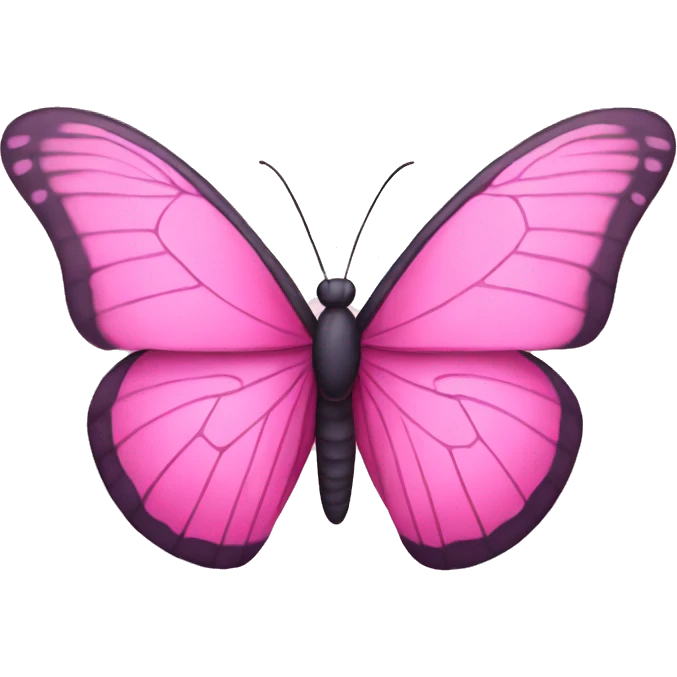 Pink butterfly  emoji