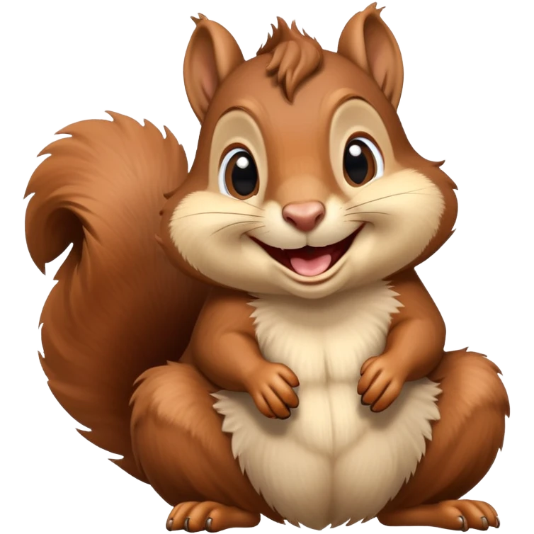 Laughing squirrel  emoji