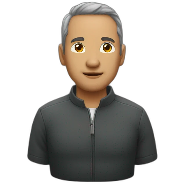 Homme qui rit en brûlant emoji