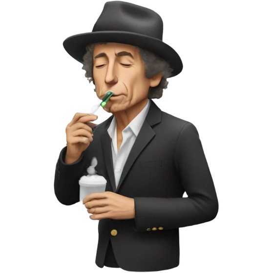 Bob Dylan vaping  emoji