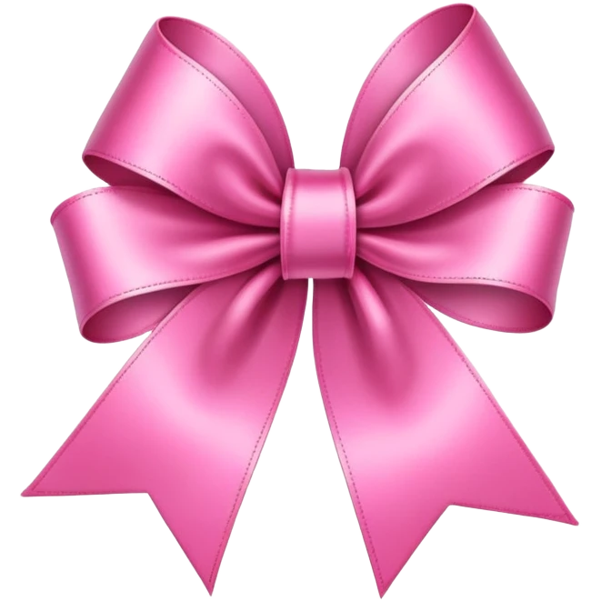 Ribon pink emoji
