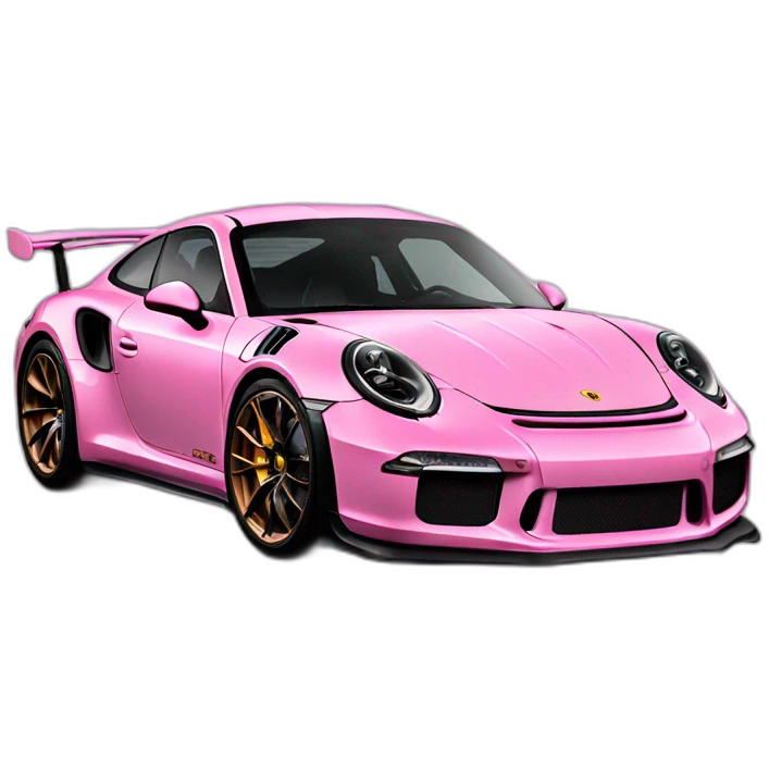 911 gt3 rs pink emoji