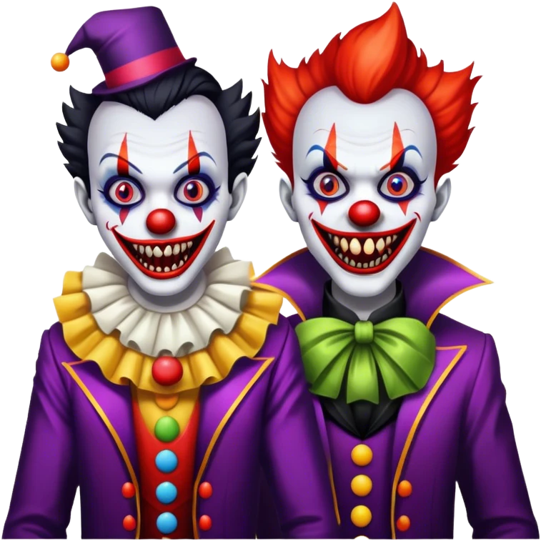 Clown vampires emoji