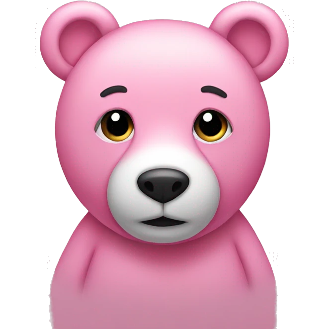 pink teddy bear  emoji