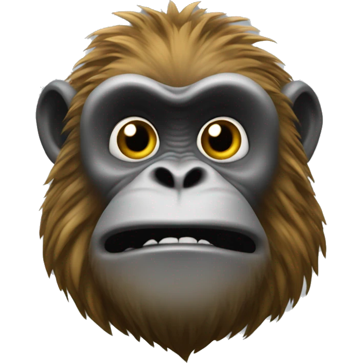 abacaxi com rosto de macaco emoji