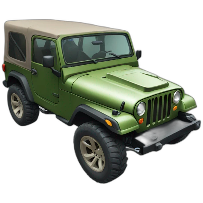 Angry jeep emoji