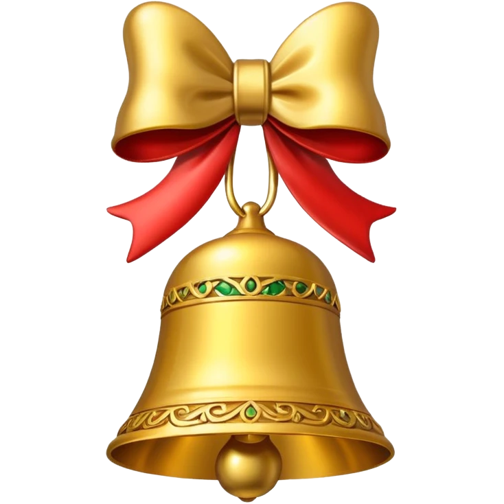 christmas emoji bell emoji