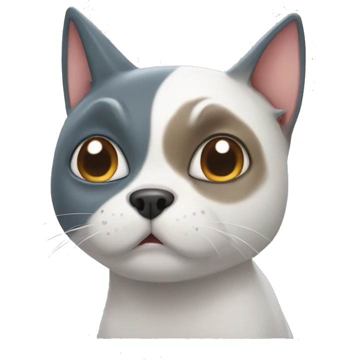 shark cat and dog emoji