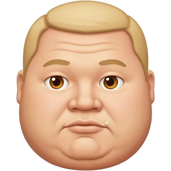 Fat man emoji