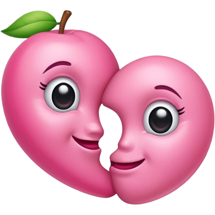 Bisous peche emoji