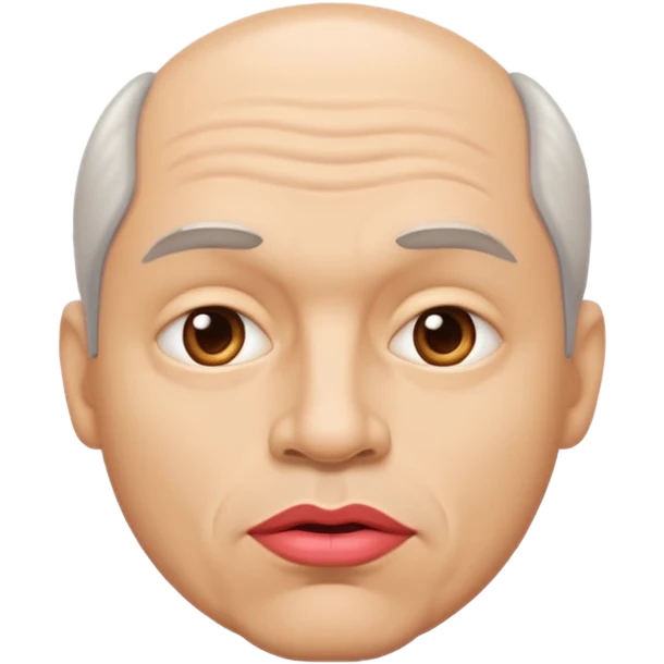 Middle aged man with huge lips  emoji