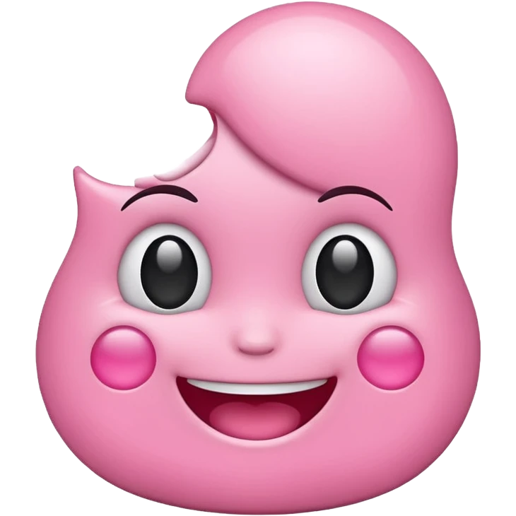 iphone shaped emoji in baby pink color  emoji