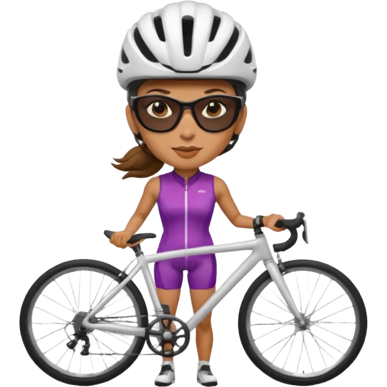 City Cyclist woman emoji