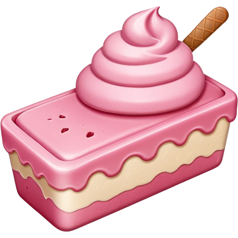 Ice Cream Strawberry Ice Cream Bar


 emoji