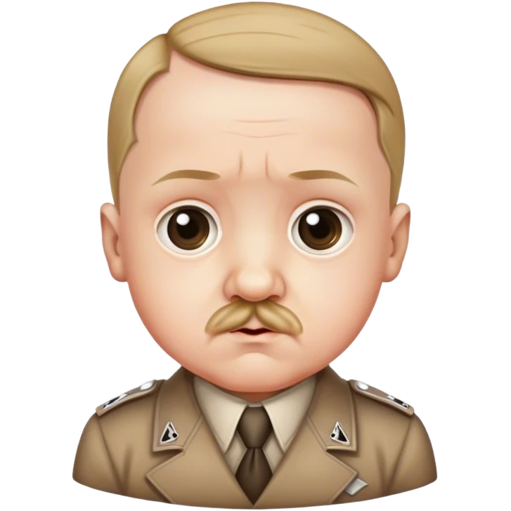 Adolf Hitler fetus cute emoji