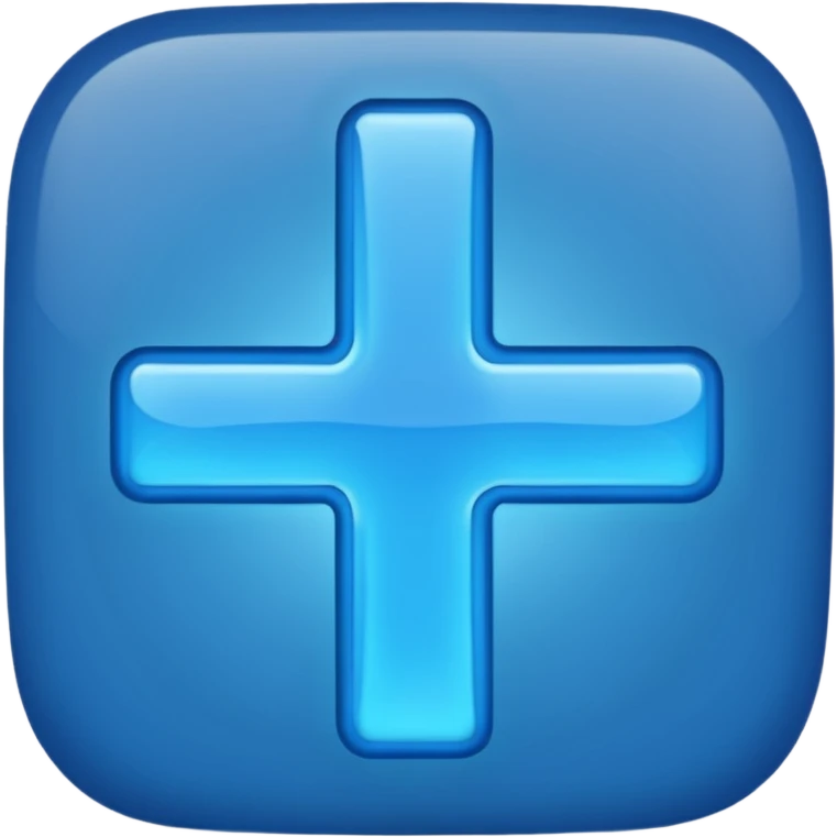 blue word "blessed" emoji