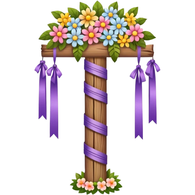 Midsummer pole emoji