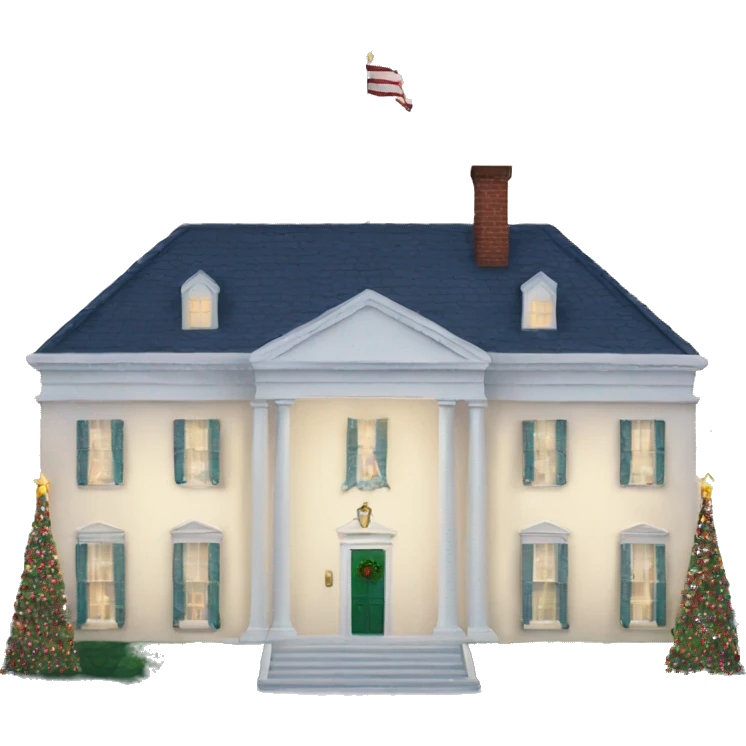 Christmas White House  emoji