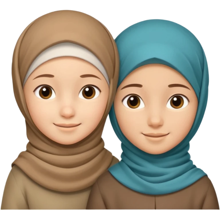 پسر بچه 11 ساله و دختر بچه 6 ساله برادر و خواهر مهربان دختر بچه مقنعه دارد emoji