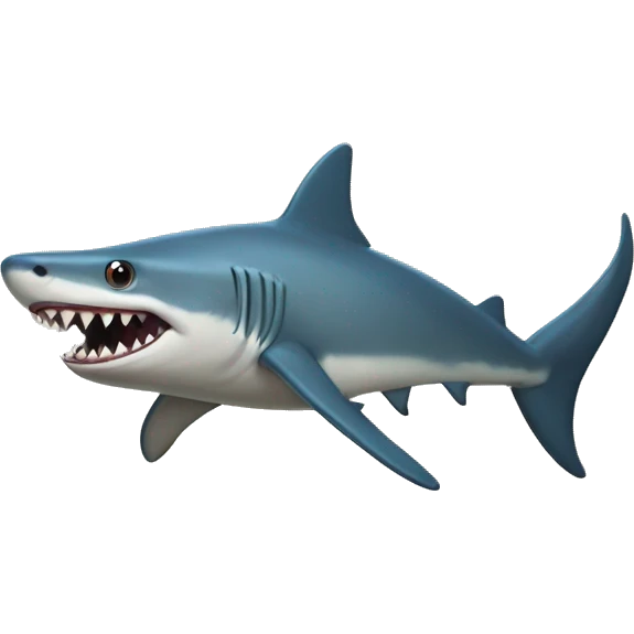 Tiburón con ojotas de tiburón  emoji