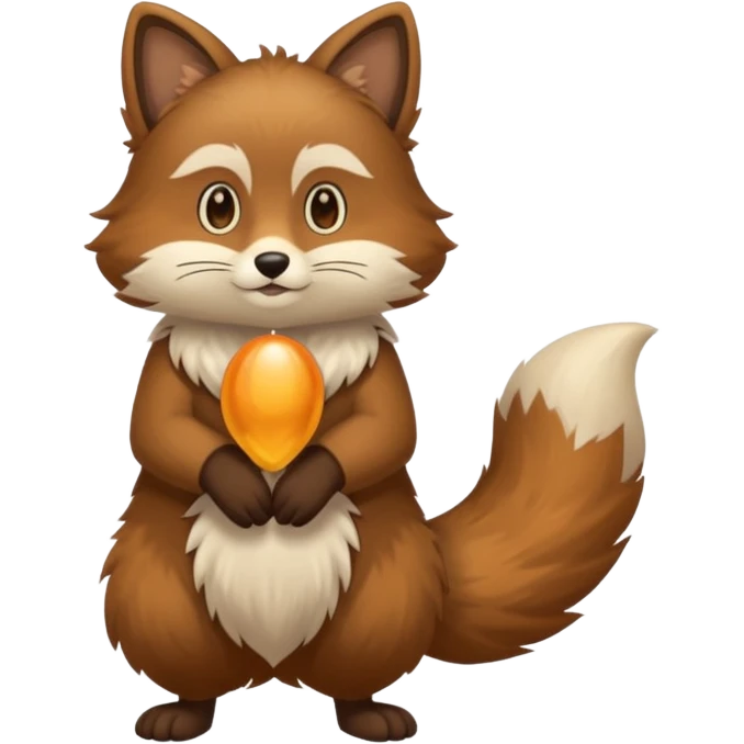 cacomistl (full body) emoji