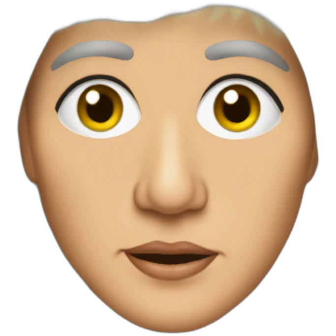 Erdogan with Make-up and a wig emoji